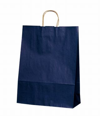 紙手提袋　T-12 カラー(紺)